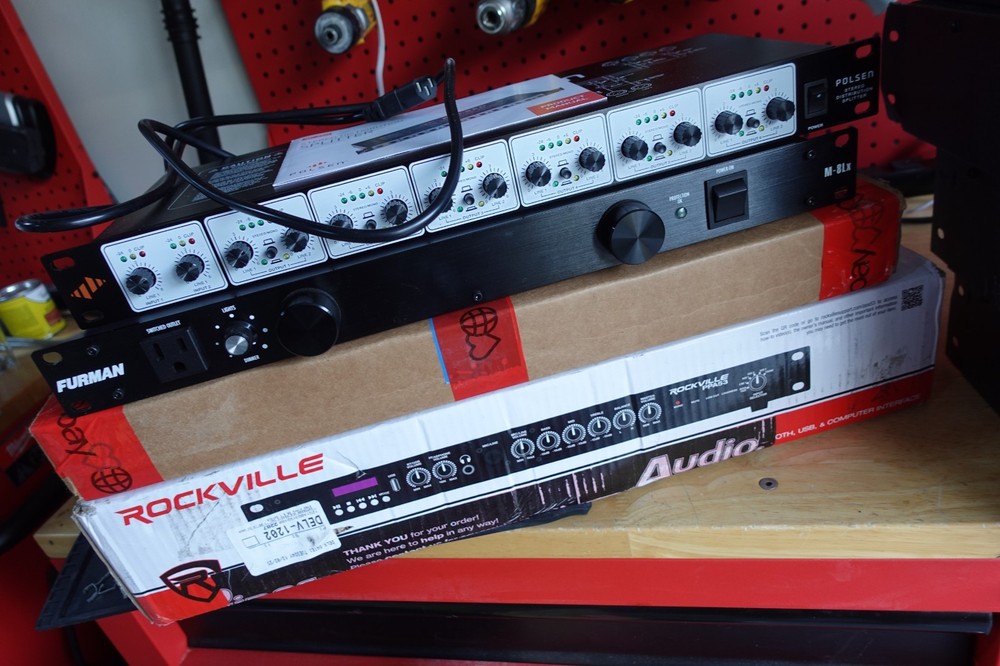 CROWN Rack Mount DSP Amplifier PIONEER DJ Controller STANDS Rolling RACK & MORE