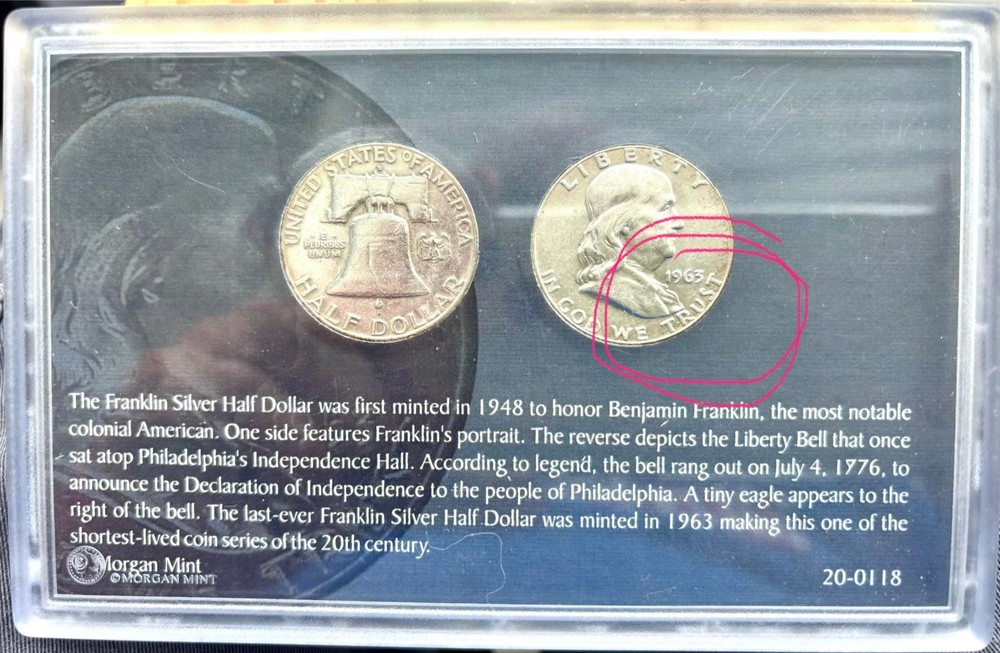 America's Classic Franklin Silver Half Dollar