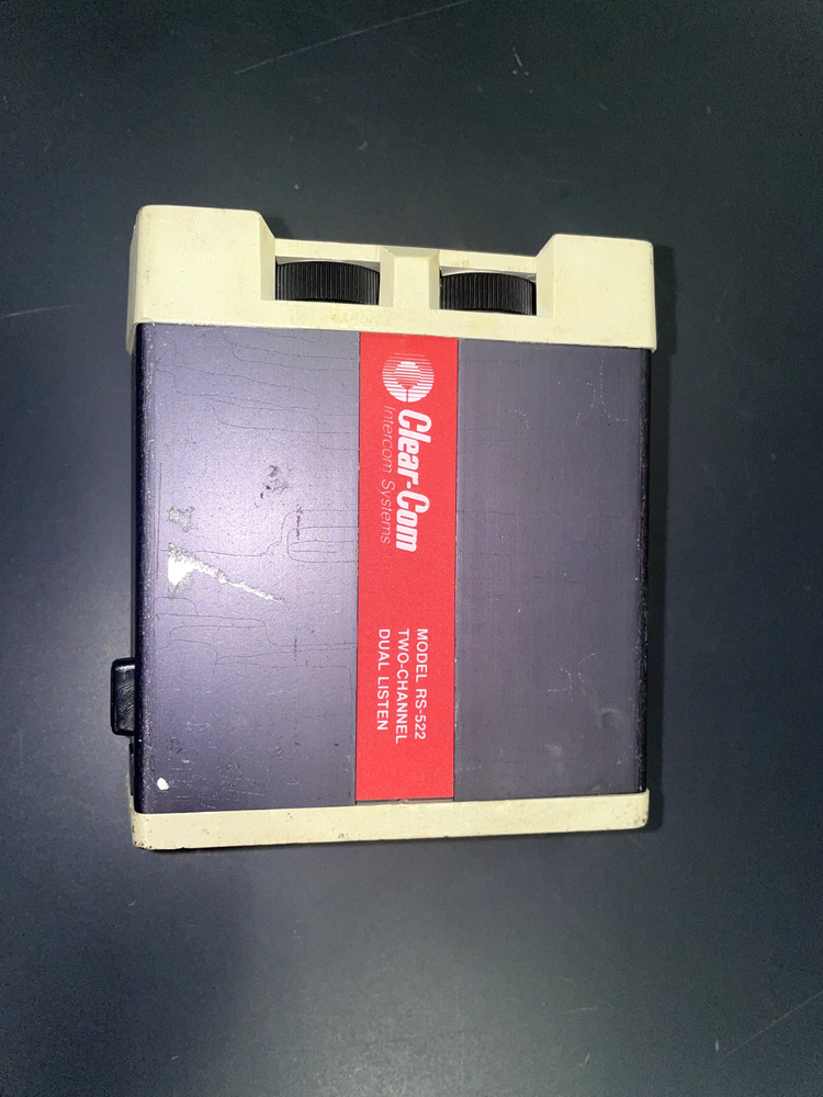 Clear-Com Intercom Systems Model 522 Two-Channel Dual Listen