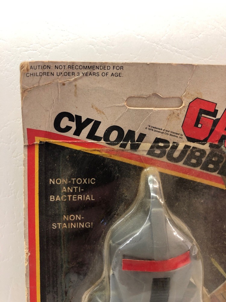 RARE 1978 Battlestar Galactica Cylon bubble machine still sealed DOES NOT WORK