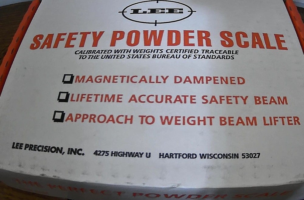 Lee Safety Powder Scale