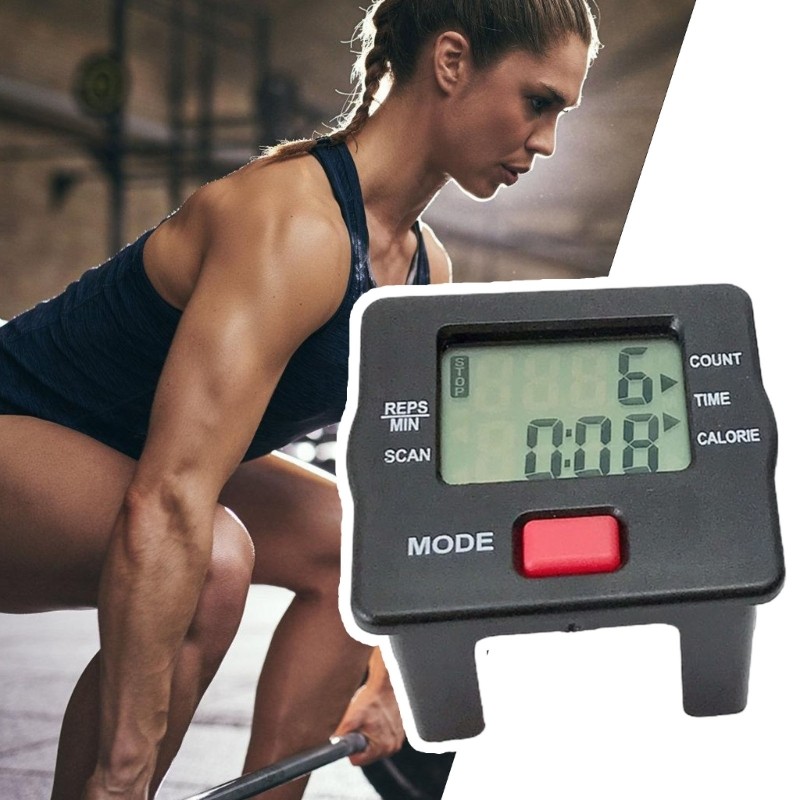 LCD Display Step Machine Counter for Strength Training Equipment Easy to Use