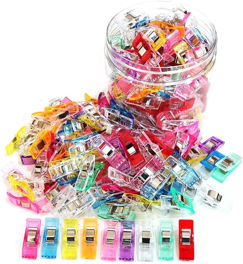 New Sewing Clips 100pcs Assorted Colors