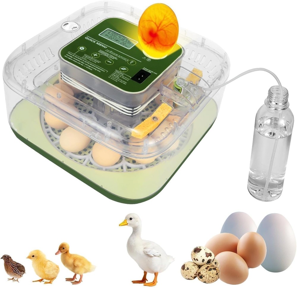 Series IV - 12 Egg Fully Automatic Incubator, Low Maintenance, Intelligent Se...