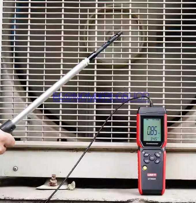 UNI-T UT362H Hot Wire Anemometer Sensor Wind Velocity/Volume/Temperature Tester
