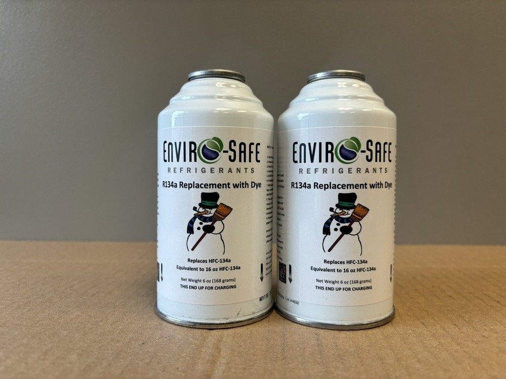R134a Replacement Refrigerant with dye- CASE OF  2 CANS!