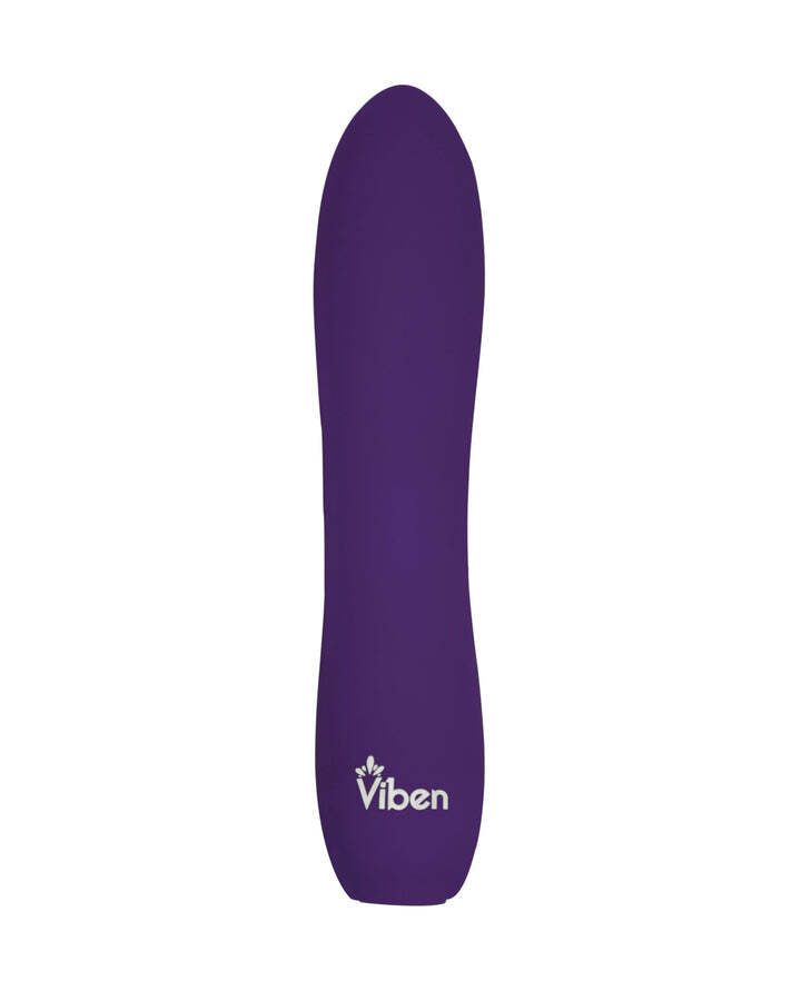 Viben Vivacious 10 Function Powerful Contoured Bullet Vibrator Violet, New