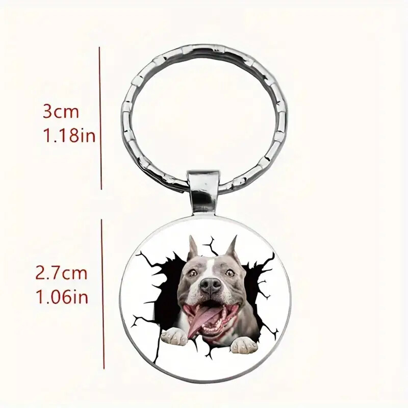 Interesting Dog Breakout Keychain