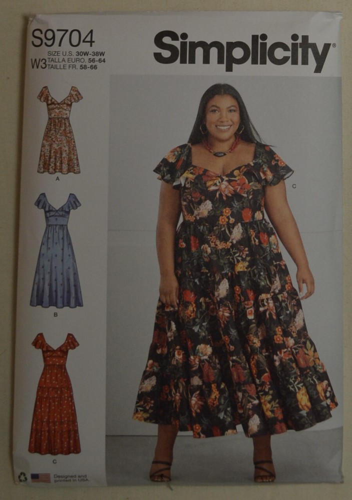 Simplicity - S9704 - Women's Dresses - 3 Lengths