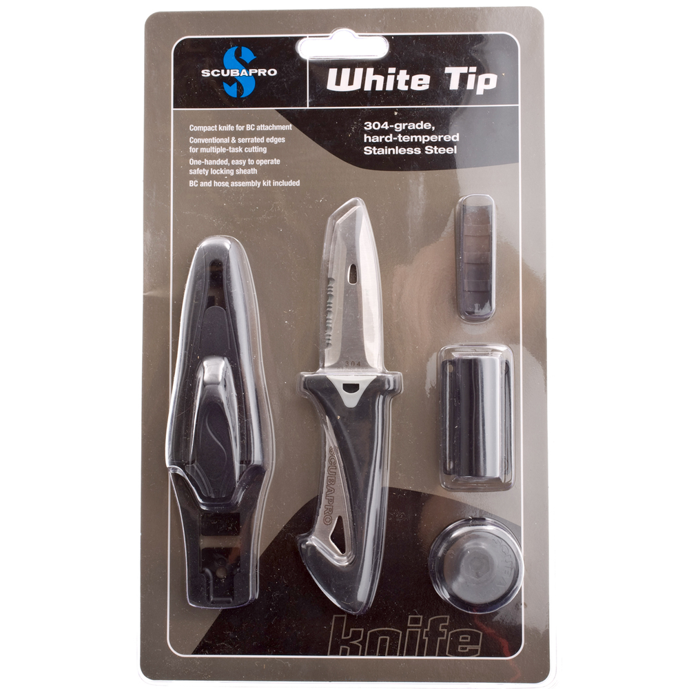 Scubapro White Tip Hose/BC Mount Knife