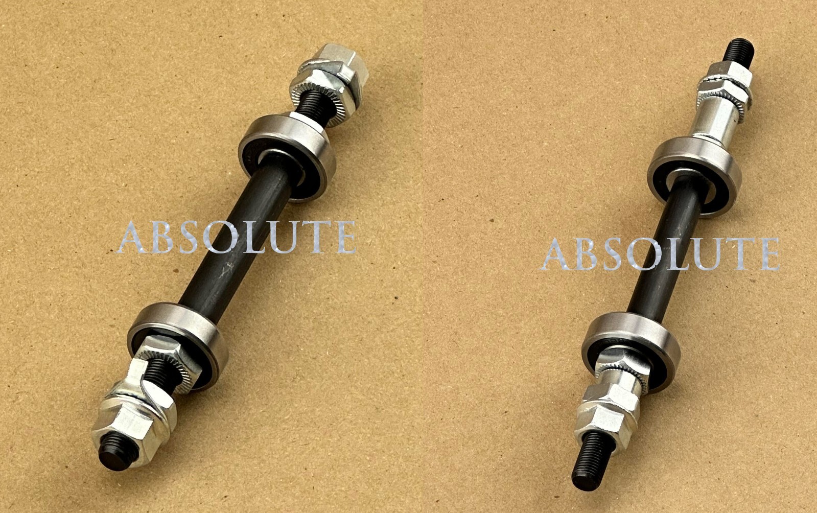 ALTALINE BICYCLE HUB AXLE W/ SEALED BEARINGS 3/8" x  26T CRO-MO BMX BICYCLES.