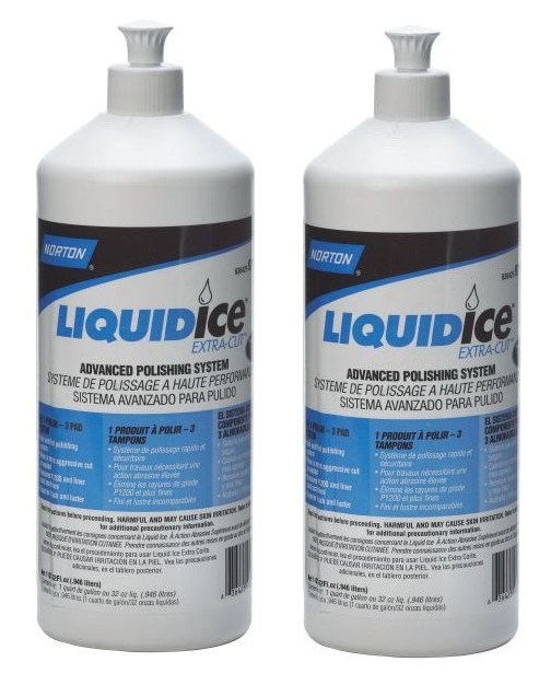 Norton 97116 Liquid Ice, Extra Cut, Quart (2 Pack)