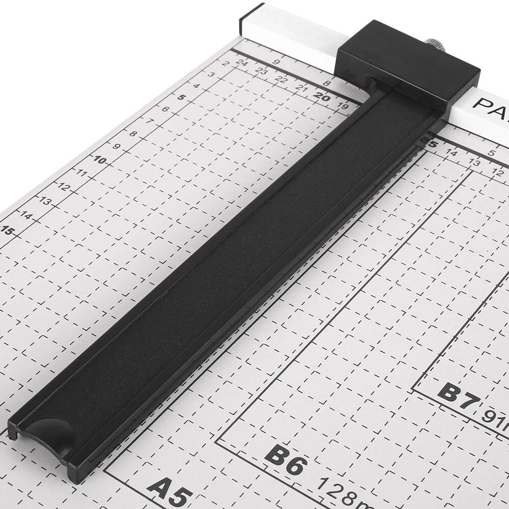 A4 Guillotine Paper Cutter (12" x 10"), Paper Trimmer with Multi Sheet Capacity
