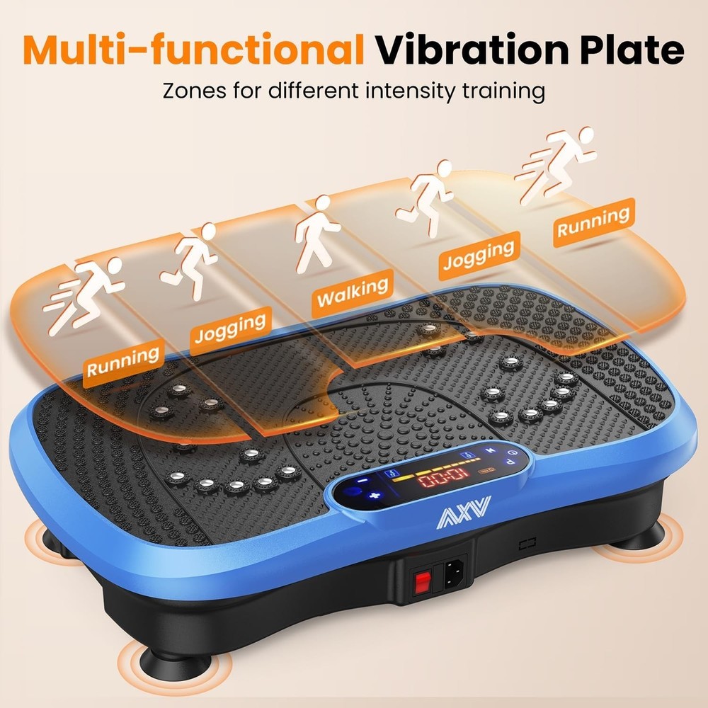 AXV Body Shaker: Bluetooth-Enabled Vibration Platform for Quick Workouts