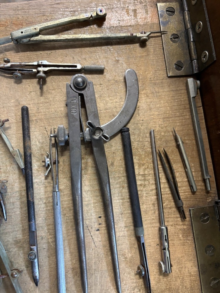Vintage Machinist & Drafting Tools large lot.