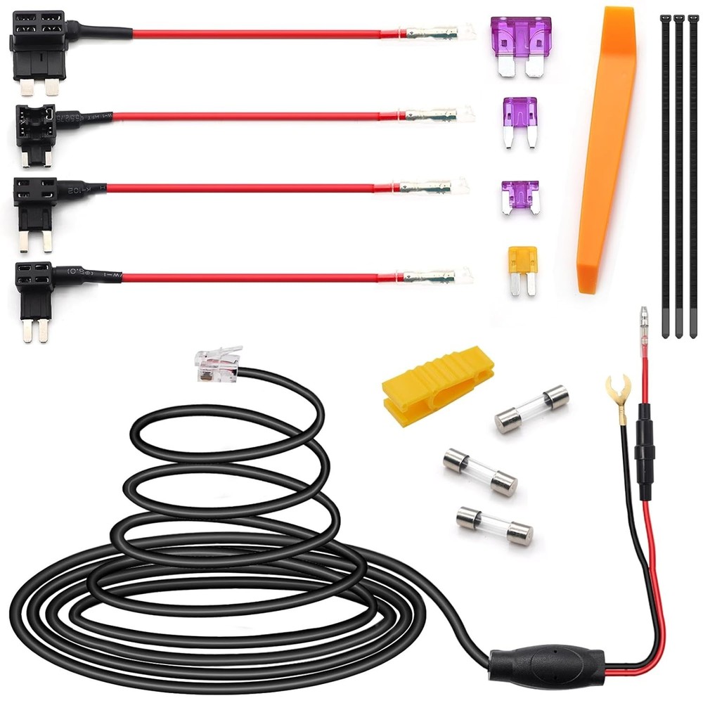 Radar Detector Hardwire Kit, Direct Wire Wiring Kit, Radar Detector Quick Connec