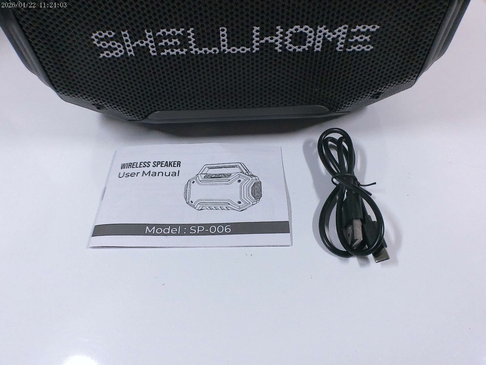 SHELLHOME SP-006 80W Wireless Bluetooth Speaker IPX6 Waterproof