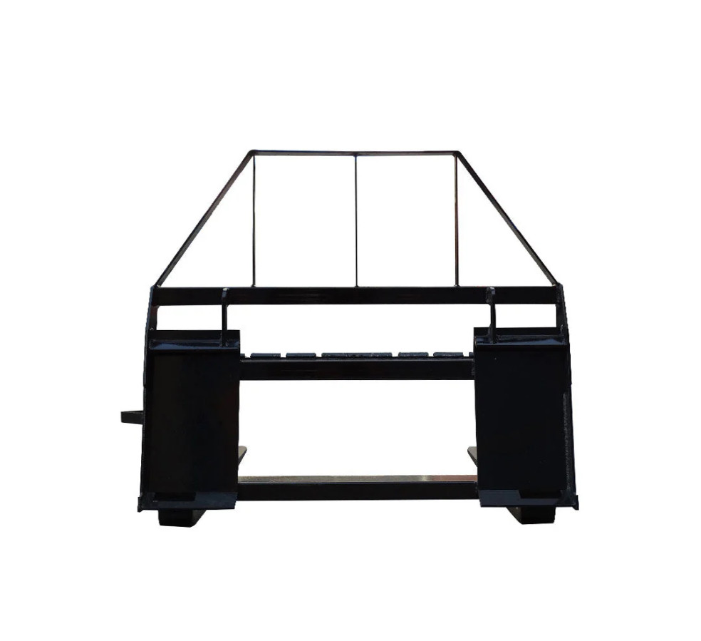 AGT 48in Pallet Fork Frame Skid Steer Attachment Quick Attach Mount Heavy Duty