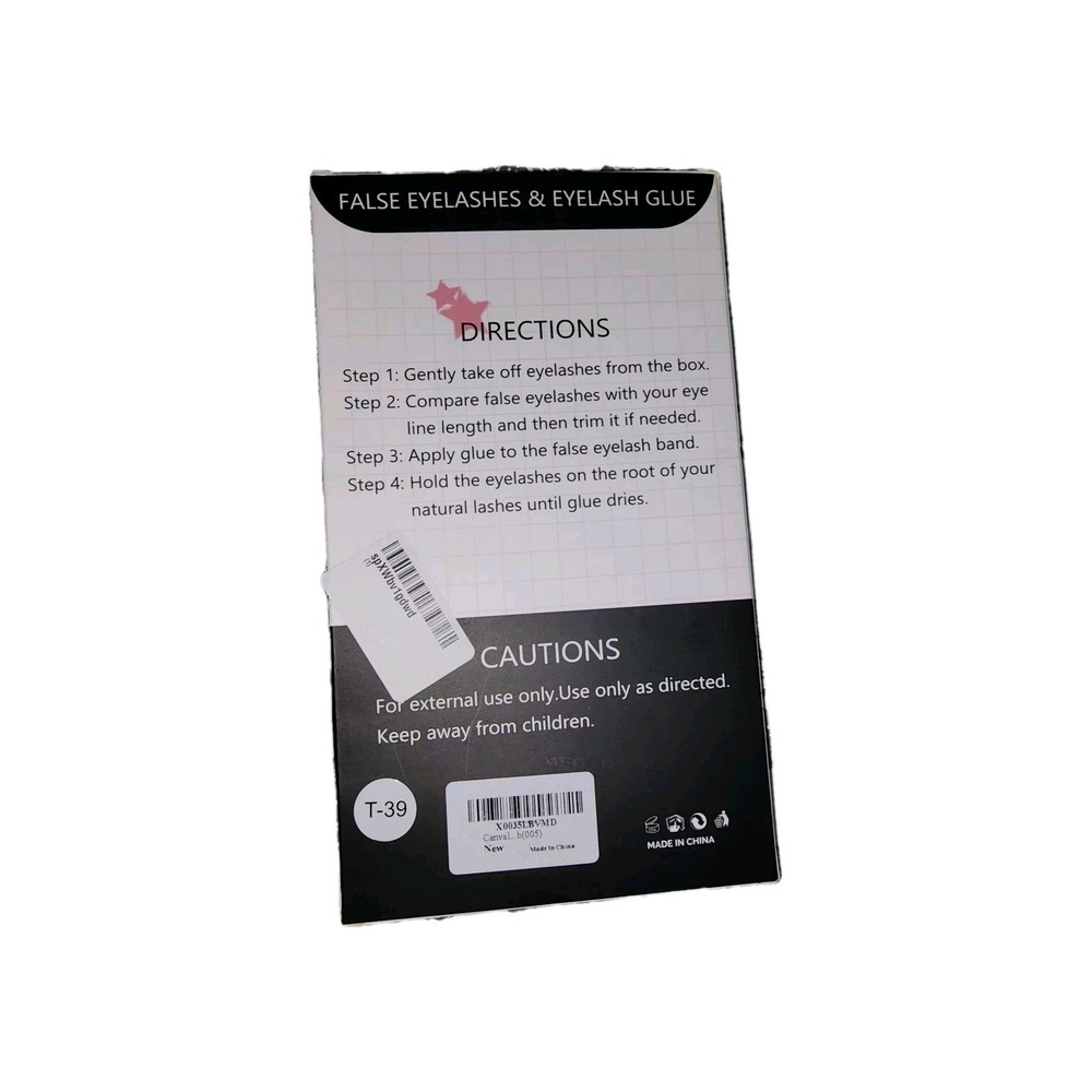 Canvalite False Eyelashes with Glue