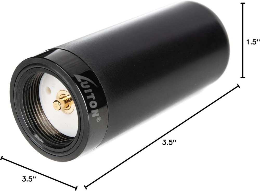 MXTA25 3DB Gain Ghost Antenna – 3.5” Tall with 1.5” Base Diameter – 1 pack