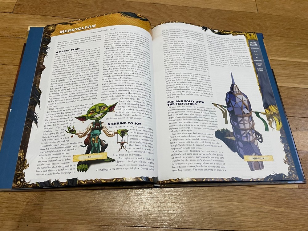 Pathfinder 2e Lost Omens Grand Bazaar HC 2nd Edition