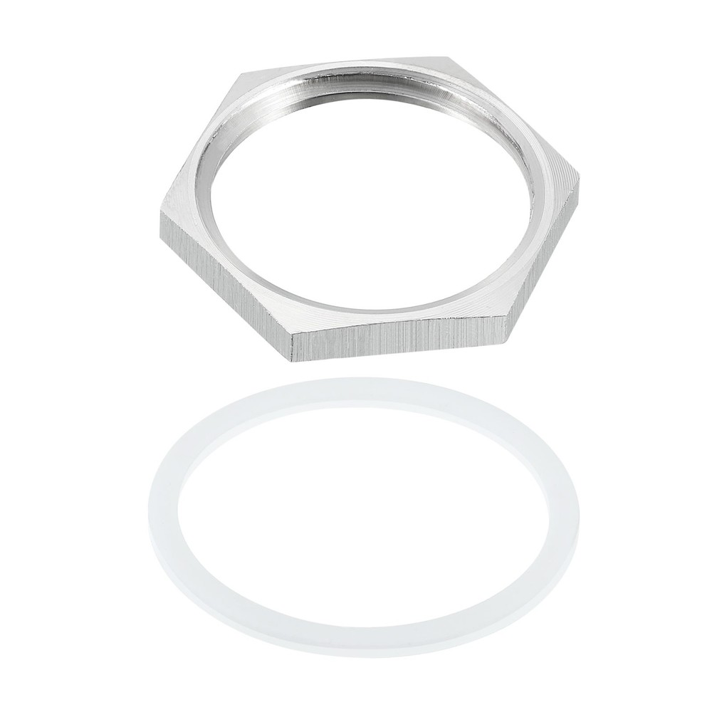 Cast Pipe Fitting Hex Locknut with Washer NPT 1", 1.42" OD