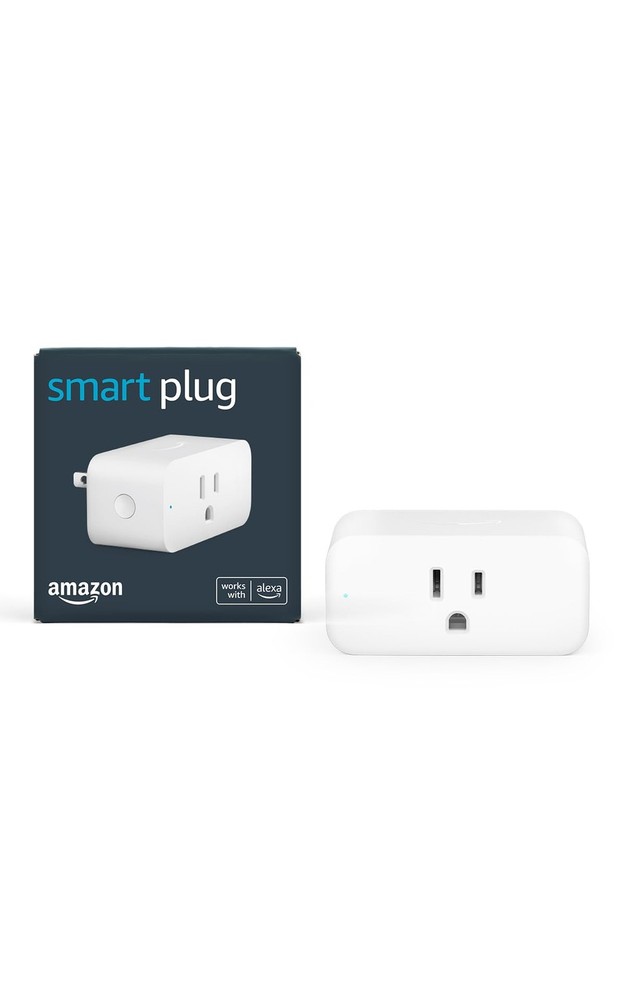 Amazon Smart Plug, Works with Alexa, Simple Setup, Endless 1-pack, WHITE