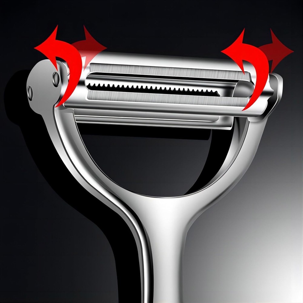 Dual Blade Stainless Peeler Julienne