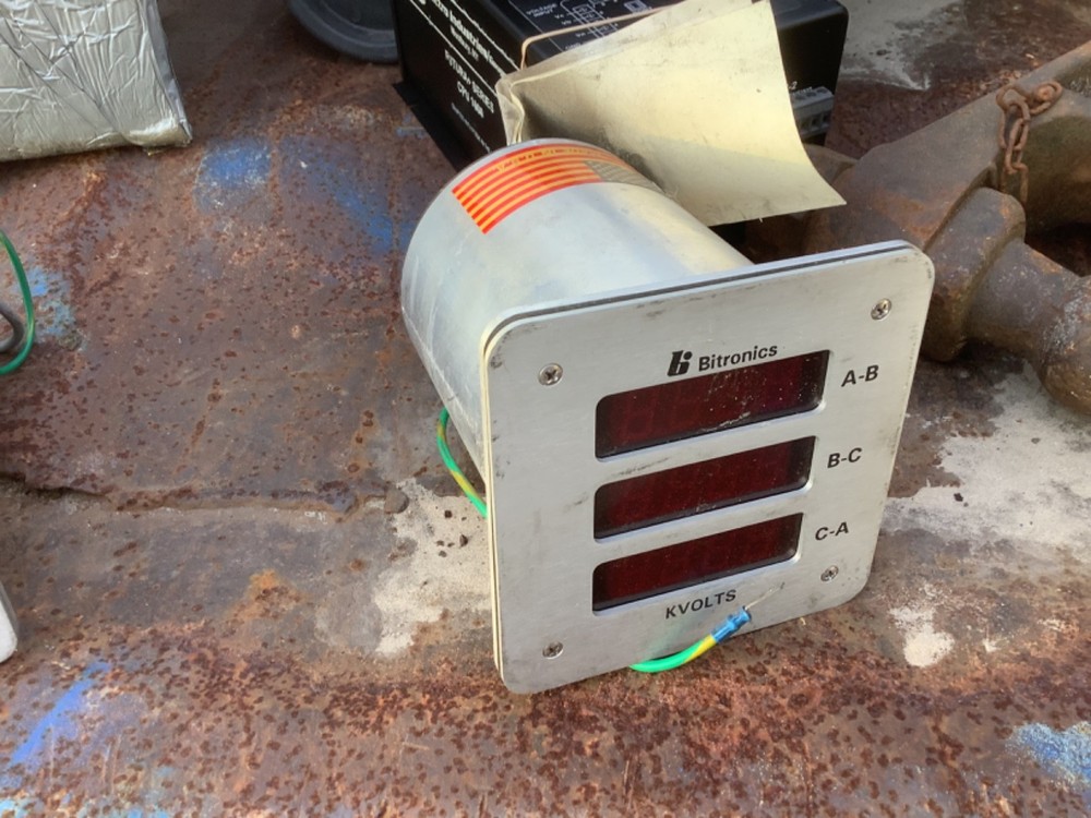 Bitronics Digital Power Meter amperes surplus part untested used