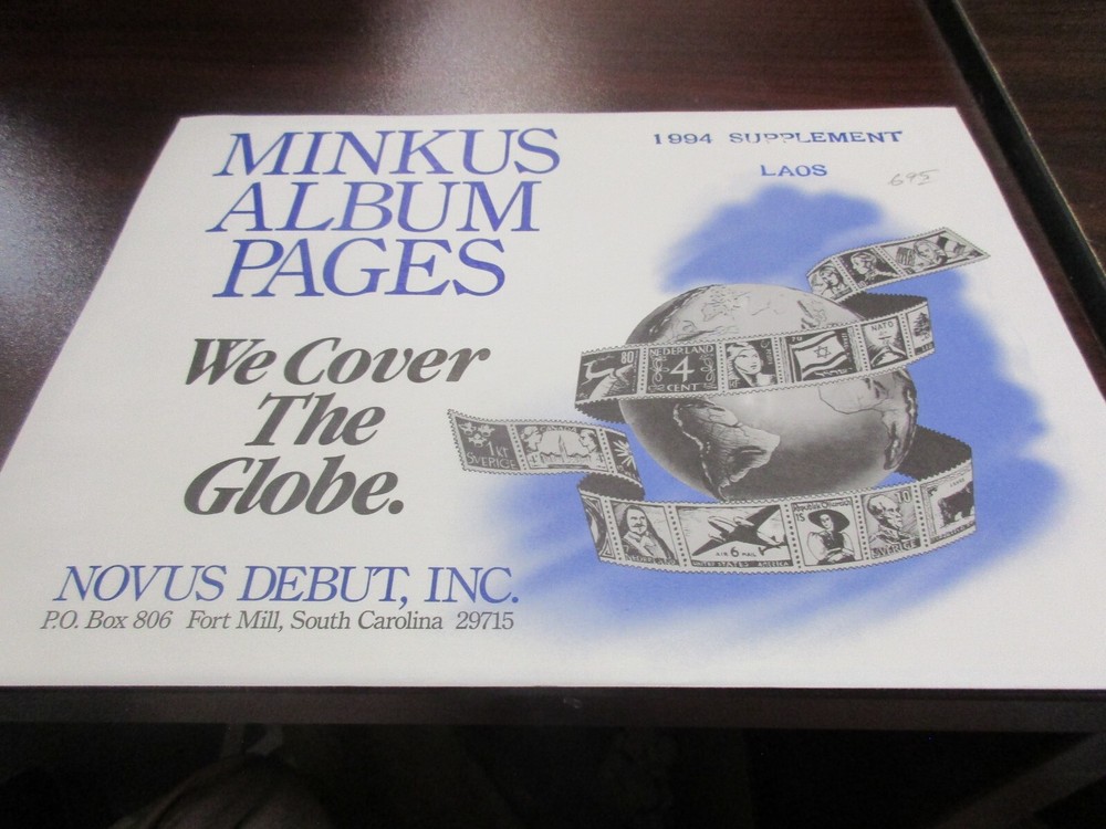 "MINKUS" 1994  SUPPLEMENT  LAOS   W/FREE SHIPPING!!!