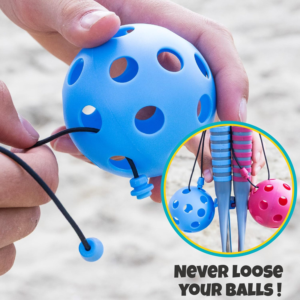 Pickli - Connectable and Lightweight Beach-Ready Pickleball Set