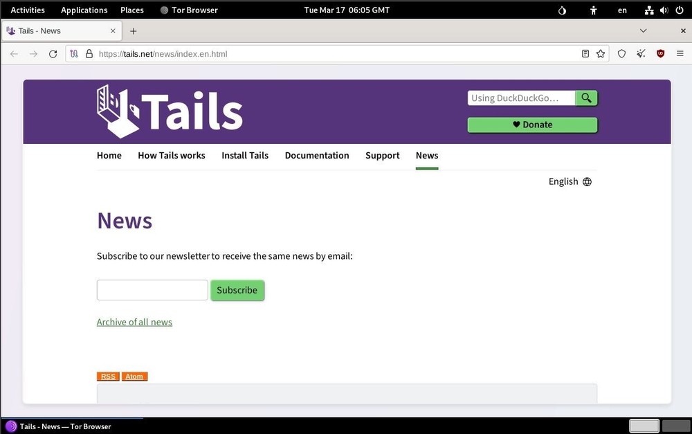 Tails 7.5 Bootable USB – PC & Intel Mac – UEFI/BIOS – 55GB Encrypted Persistence