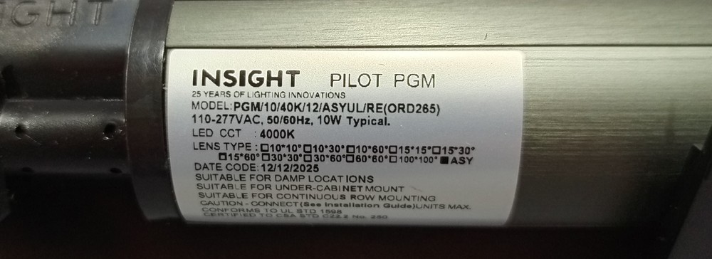 Insight Pilot PGM 12" LED