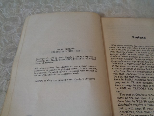 TRS - 80 Assembly Language Programming Paperback Book by William Braden, Jr.