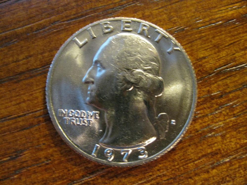 1973 D Washington Quarter Dollar Gem BU!