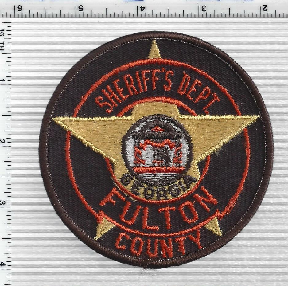Fulton County Sheriff's Dept (Georgia) 1st Issue Shoulder Patch