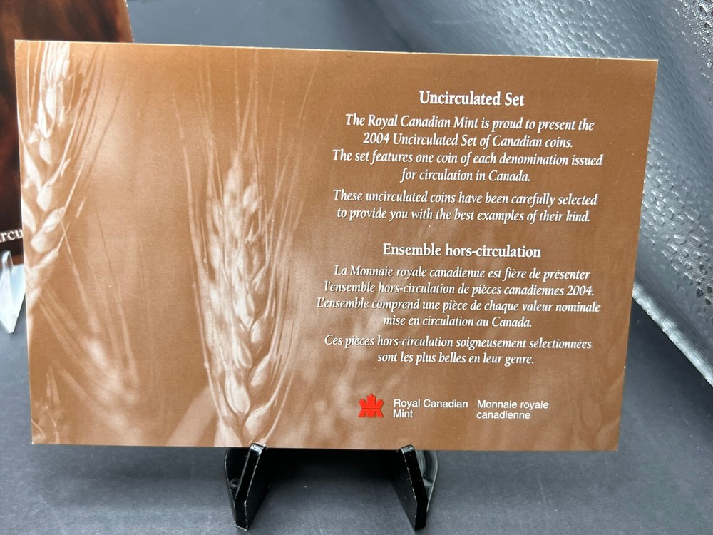 Canada 2004 Mint Sealed Proof Like Brilliant Uncirculated 7 Coin Set