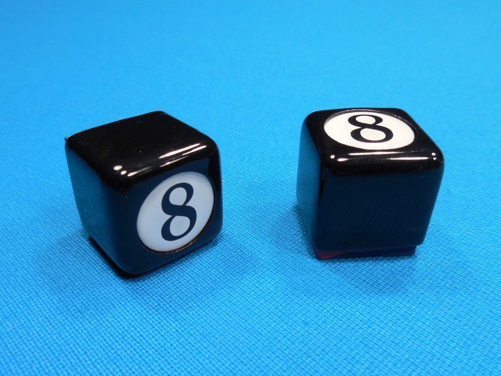 ( 2 ) Billiard Pool Table Cue Chalk Holder 8-Ball Master's Chalk