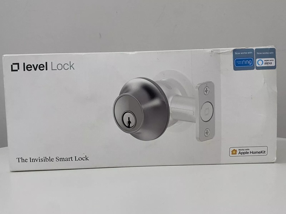 Level Lock - The Invisible Smart Lock - Black Matte-sealed box