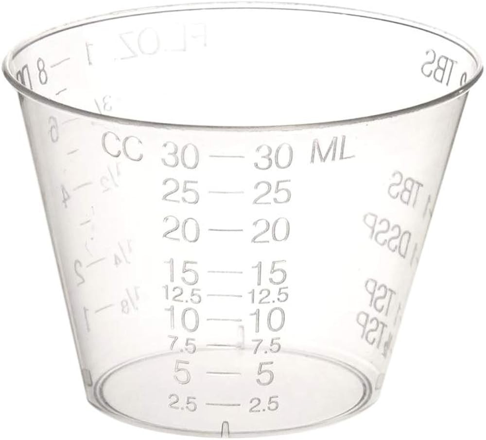 400 Epoxy Resin Mixing Cups Graduated Plastic