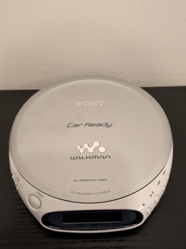 Sony Walkman Car Ready D-EJ368CK Portable CD Player - Tested Working / Unit Only