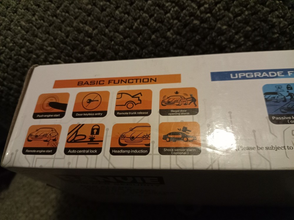 BANVIE for Car Security Car Engine Start System Keyless Entry Push Start