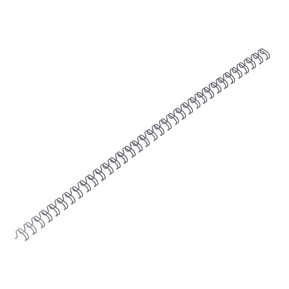 Black 100x Double Loop Wire Binding Spine 6.4mm Diameter 34 Teeth 3:1 Scale Comb