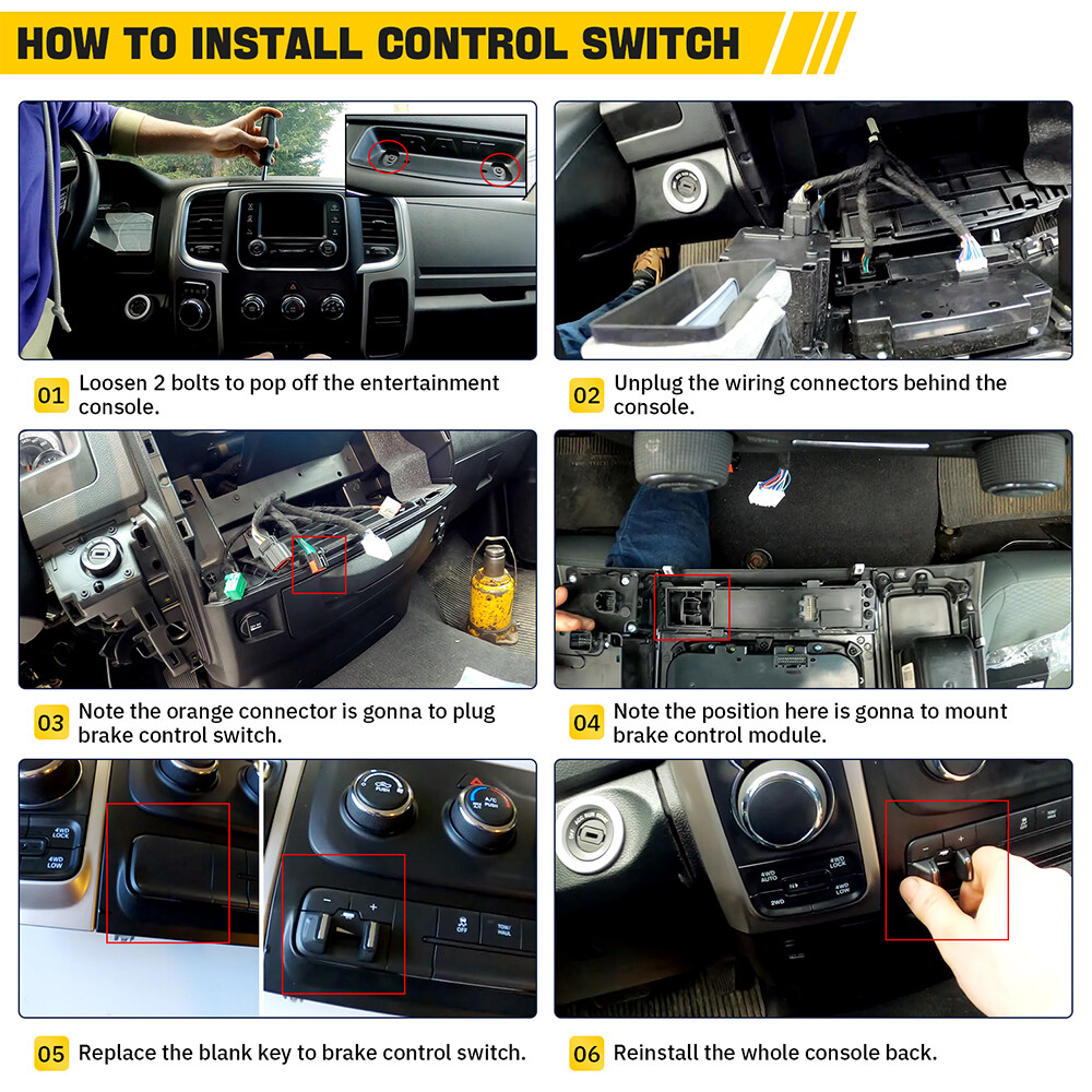 82215040AC Trailer Brake Controller Module For 2016 2017 2018 Dodge Ram 1500