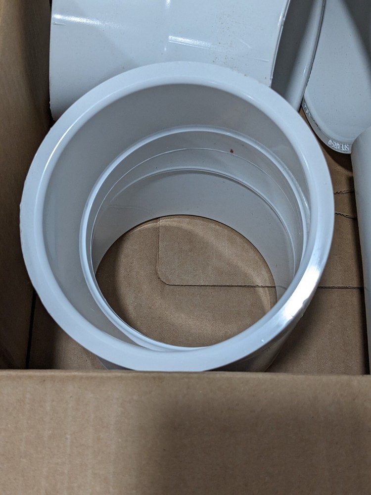 Spears 4" PVC Schedule 40 Elbow 22 Socket X Socket, Qty 4 416-040
