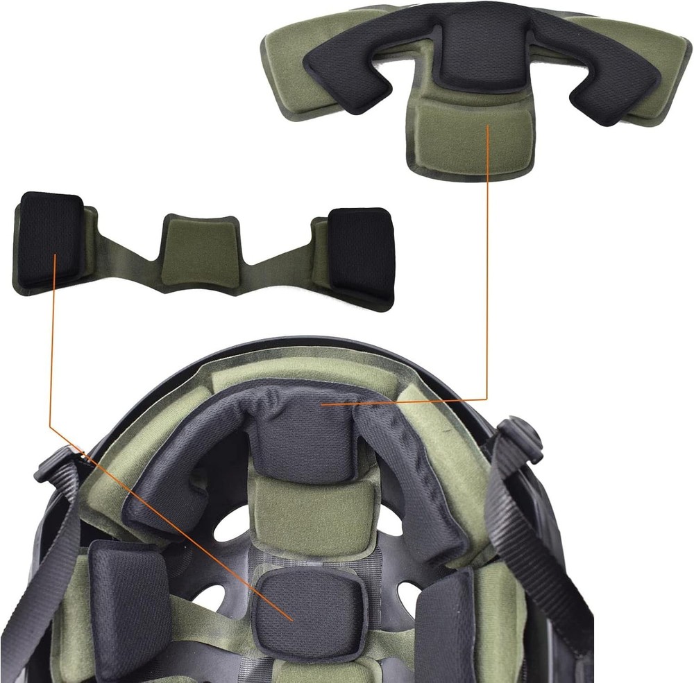 Internal Memory Foam Pads Helmet Lining Tactical Airsoft Helmet Padding kit Repl