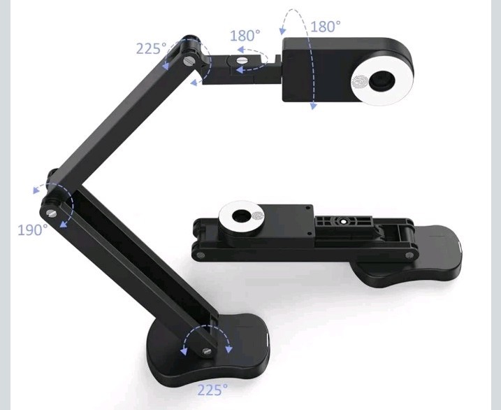 THUSTAR 8MP Document Camera & Webcam 4K with Dual Microphones, USB Visualise/g