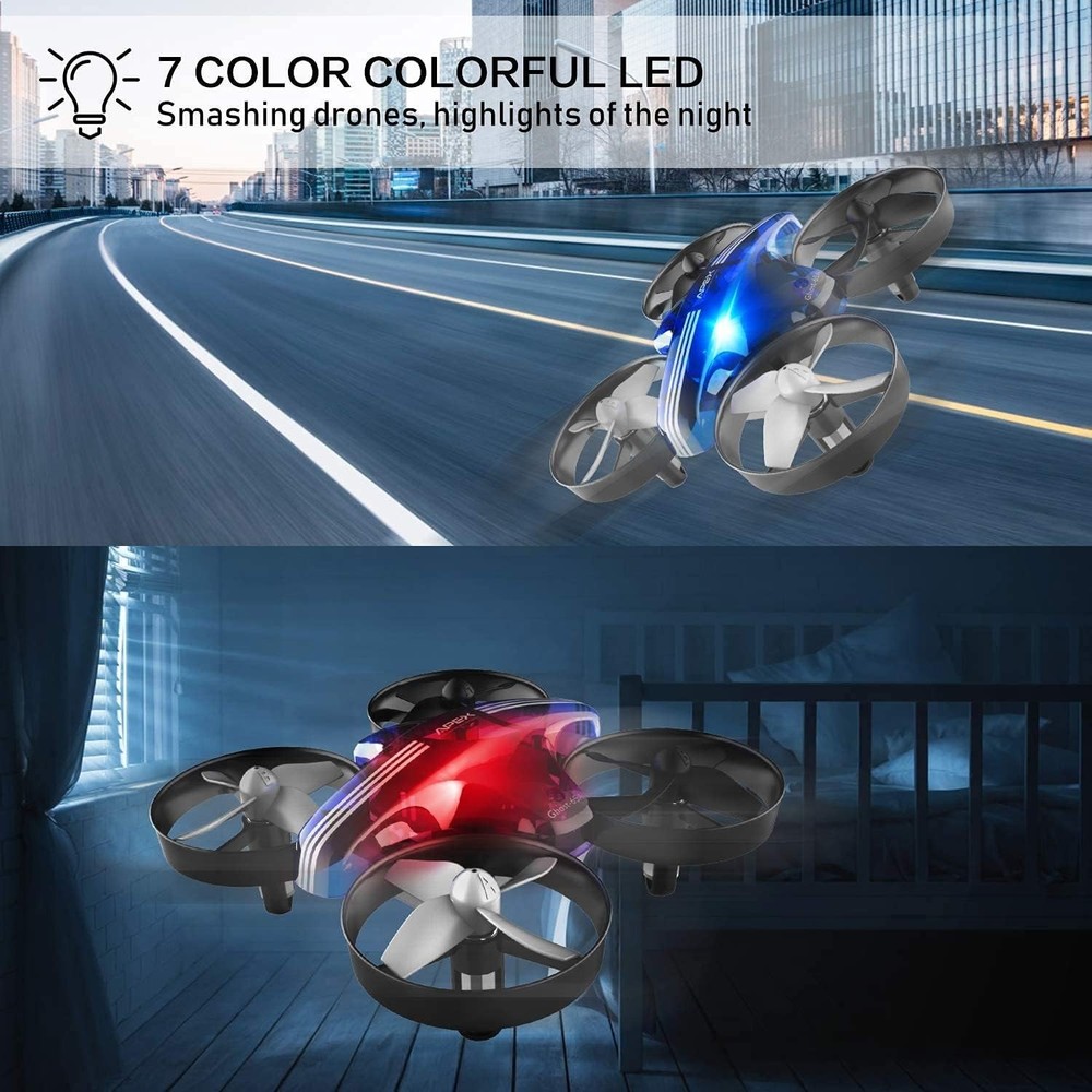 Mini Drone for Kids - Indoor Quadcopter with Auto Hovering & Headless Mode