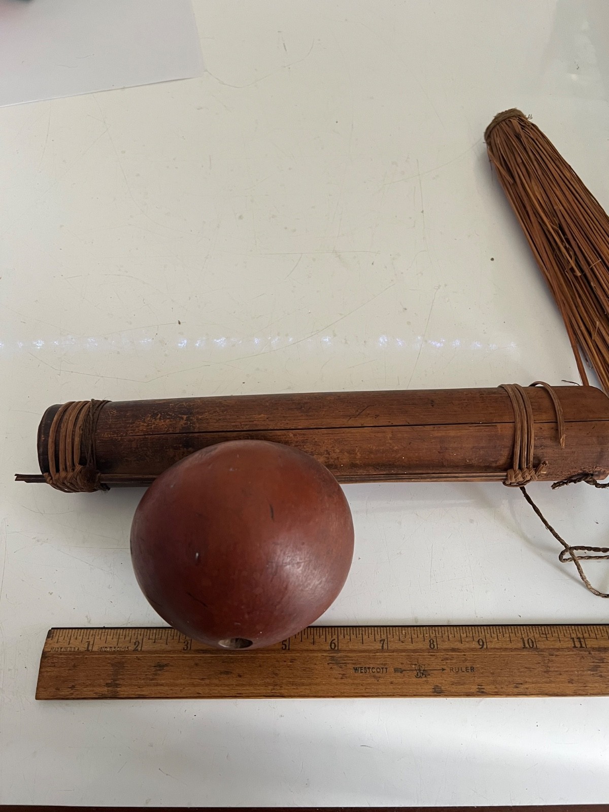 ANTIQUE AMAZON INDIAN DART CONTAINER QUIVER