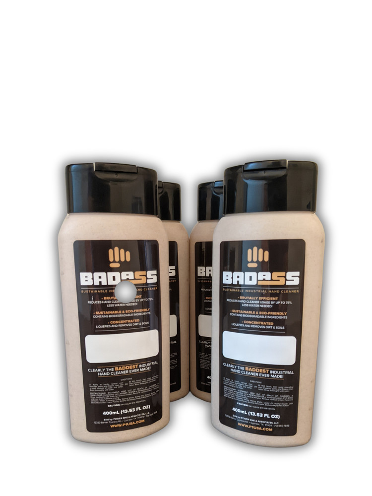 MAGIC BADASS Walnut Based, Concentrated, Industrial Hand Cleaner, 4 PACK